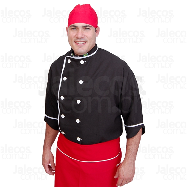 JALECO CHEF TRADICIONAL UNISSEX